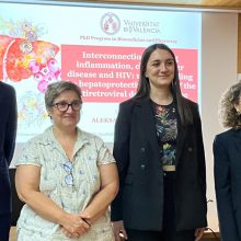 Nuestra estudiante de doctorado Aleksandra Gruevksa ha defendido su tesis «Intercommunications among inflammation, chronic liver disease and HIV:understanding the hepatoprotective effects of the antiretroviral drug rilpivirine».